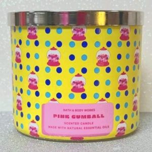 Bath and Body Works Pink Bubblegum Candle
